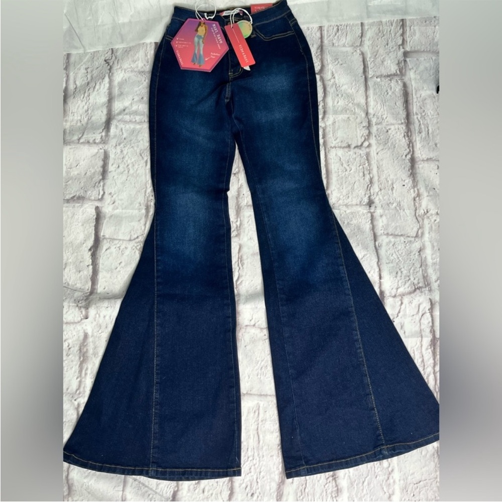 Vibe and Rant must have dark wash flare jeans stretch new with tag size 27